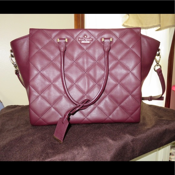 kate spade Handbags - Kate Spade Hayden Emerson Place Purse Mulled Wine
